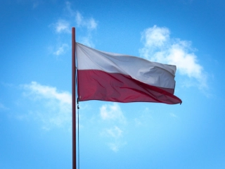 Polnische Flagge